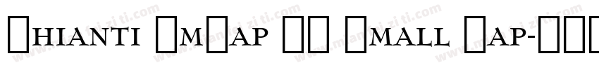 Chianti SmCap BT Small Cap字体转换